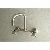 Concord Two-Handle 2-Hole Wall Mount Kitchen Faucet