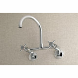 Concord Two-Handle 2-Hole Wall Mount Kitchen Faucet