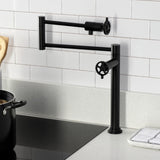 Fuller Two-Handle Deck Mount Pot Filler