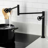 Fuller Two-Handle Deck Mount Pot Filler