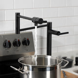 Kaiser Single-Hole Deck Mount Pot Filler