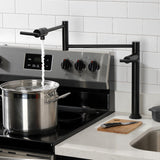 Kaiser Single-Hole Deck Mount Pot Filler