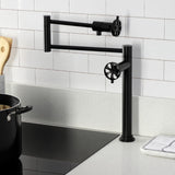 Belknap Two-Handle Deck Mount Pot Filler