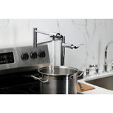 Century Single-Hole Deck Mount Pot Filler