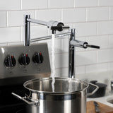 Kaiser Single-Hole Deck Mount Pot Filler