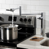 Kaiser Single-Hole Deck Mount Pot Filler