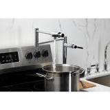 Kaiser Single-Hole Deck Mount Pot Filler