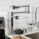 Duchess Two-Handle 1-Hole Deck Mount Pot Filler Faucet