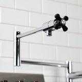 Duchess Two-Handle 1-Hole Deck Mount Pot Filler Faucet