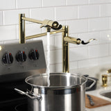 Century Single-Hole Deck Mount Pot Filler