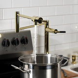 Kaiser Single-Hole Deck Mount Pot Filler