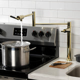 Kaiser Single-Hole Deck Mount Pot Filler