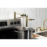 Kaiser Single-Hole Deck Mount Pot Filler