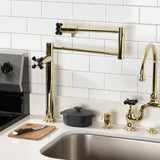 Duchess Two-Handle 1-Hole Deck Mount Pot Filler Faucet