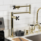 Duchess Two-Handle 1-Hole Deck Mount Pot Filler Faucet