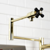 Duchess Two-Handle 1-Hole Deck Mount Pot Filler Faucet