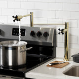 Duchess Two-Handle 1-Hole Deck Mount Pot Filler Faucet