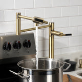 Kaiser Single-Hole Deck Mount Pot Filler