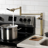 Kaiser Single-Hole Deck Mount Pot Filler