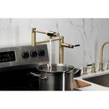 Kaiser Single-Hole Deck Mount Pot Filler