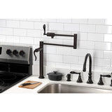 Century Single-Hole Deck Mount Pot Filler