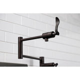 Century Single-Hole Deck Mount Pot Filler