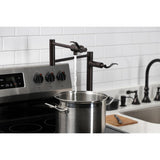 Century Single-Hole Deck Mount Pot Filler