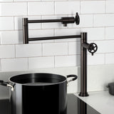 Fuller Two-Handle Deck Mount Pot Filler