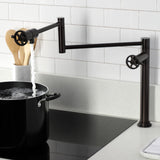 Fuller Two-Handle Deck Mount Pot Filler