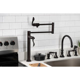 NuWave Single-Hole Deck Mount Pot Filler