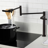 Whitaker Two-Handle Deck Mount Pot Filler