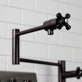 Duchess Two-Handle 1-Hole Deck Mount Pot Filler Faucet