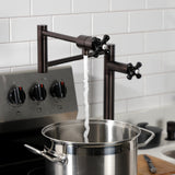 Duchess Two-Handle 1-Hole Deck Mount Pot Filler Faucet