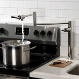 Kaiser Single-Hole Deck Mount Pot Filler