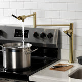 Kaiser Single-Hole Deck Mount Pot Filler