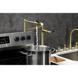 Kaiser Single-Hole Deck Mount Pot Filler