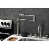 Kaiser Single-Hole Deck Mount Pot Filler