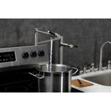 Kaiser Single-Hole Deck Mount Pot Filler