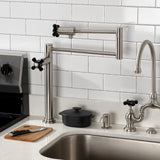 Duchess Two-Handle 1-Hole Deck Mount Pot Filler Faucet