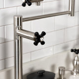 Duchess Two-Handle 1-Hole Deck Mount Pot Filler Faucet