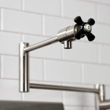 Duchess Two-Handle 1-Hole Deck Mount Pot Filler Faucet