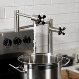 Duchess Two-Handle 1-Hole Deck Mount Pot Filler Faucet