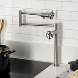 Belknap Two-Handle Deck Mount Pot Filler