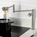 Belknap Two-Handle Deck Mount Pot Filler