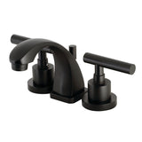 Manhattan Two-Handle 3-Hole Deck Mount Widespread Bathroom Faucet with Brass Pop-Up Drain