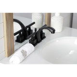 Claremont Two-Handle 3-Hole Deck Mount Widespread Bathroom Faucet with Brass Pop-Up Drain