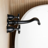 Belknap Two-Handle 3-Hole Wall Mount Roman Tub Faucet