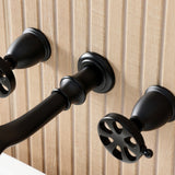 Belknap Two-Handle 3-Hole Wall Mount Roman Tub Faucet