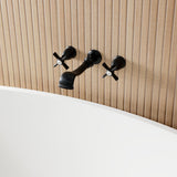 Millennium Two-Handle 3-Hole Wall Mount Roman Tub Faucet