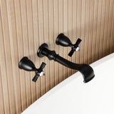 Millennium Two-Handle 3-Hole Wall Mount Roman Tub Faucet